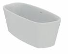 Laisvai statoma akrilinė vonia Dea Duo 170x75cm, su click-clack vožtuvu (chromo spalvos), balta