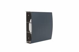 Lauko padavimo/ištraukimo grotelės-stogelis d160 pilkos sp. ST160P