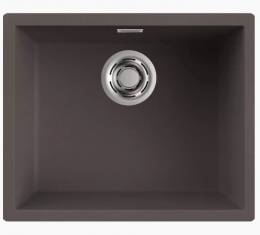 Granitinė plautuvė ELLECI ZEN, 105 ÉLITE 556 X 456 1V ruda K87, universalus montavimas, ventilis nerūdijančio plieno spa