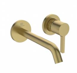 Ideal Standard potinkinis praustuvo maišytuvas, JOY, be potinkinės dalies A1313NU, 180mm snapas brushed gold spalva