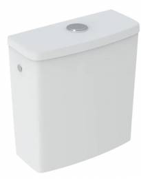 Senova Square WC bakelis dvigubo nuleidimo 4/2,6 l, šoninio pajungimo, baltas