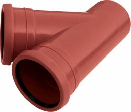 Lauko kanaliz. PVC trišakis 160x160/45°