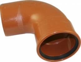 Lauko kanaliz. PVC alkūnė 160/87°
