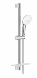 Dušo stovo komplektas Tempesta 110, 60 cm, 2 srovių su lentynėle, chromas