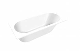 Akrilinė vonia Villeroy&Boch Oberon 1600x750, su kojomis, komplekte sifono ir uždangos nėra, balta spalva