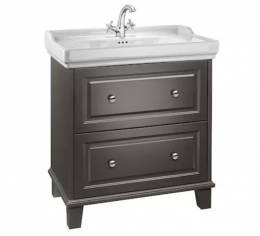 Spintelė su praustuvu Carmen, 800 x 500 x 875 mm, (matte dark grey )antracito sp.