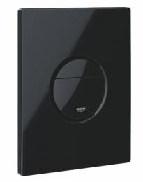 Vandens nuleidimo mygtukas, WC klavišas, Nova Cosmopolitan, 3/6 L, black - glossy black, blizgi