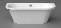Akmens masės vonia Vispool ONDA EXTRA 1750x800 mm, be sifono, be skylių maišytuvui, balta blizgi spalva