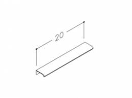 Rankenėlė BIG ir LIRIS apatinėms spintelėms (60 ir 80 cm pločio) bei ūkinėms spintelėms,matinė balta