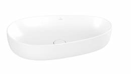 Pastatomas praustuvas Villeroy&Boch Antao 650x400x146mm Stone White CeramicPlus