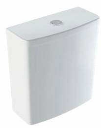 Senova Square WC bakelis dvigubo nuleidimo 4/2,6 l, apatinio pajungimo, baltas