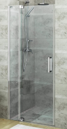 Dušo durys į nišą GDO1N/900 785-885mm stiklas skaidrus, profilis chromas