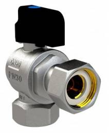 SENA VA30 DK kampinis ventilis 1/2" v/v, su laisva veržle