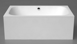 Akmens masės vonia Libero DUO 190  (1900x1200x680 mm) balta sp. be sifono ir uždangos