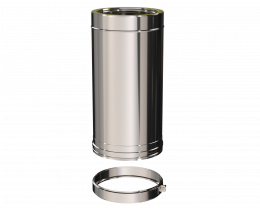 DW dūmtraukio segm. HeatUp NPNP d.130/180, L-0.5m (H221 1 1101 0130 050)