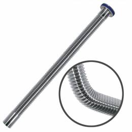 Lankstus sifono pajungimo vamzdelis, gofruotas (L-500; G1 1/4' x 32) chromas