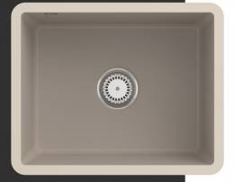 Plautuvė keramikinė Villeroy&Boch VB Subway 60SU, 545x440mm, imontuojama iš apačios, Almond, matinė sp.
