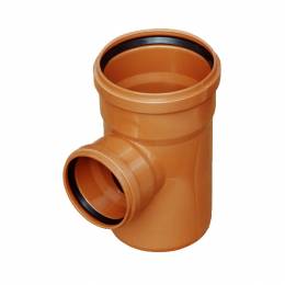Lauko kanaliz. PVC trišakis 110x110/90°