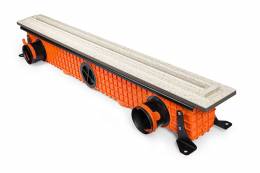 Prigl. difuzorius LINEO-PRO SINGLE lubinis d75mm 1 plyšysx1000mmx20mm su sklende