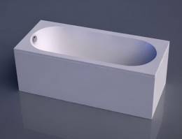 Akmens masės vonia Vispool Libero 1800x800 mm, balta