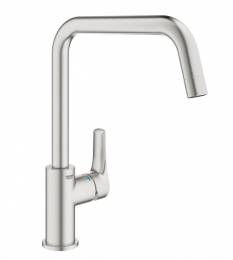 Plautuvės maišytuvas, Eurosmart, vienos rankenėlės,  1/2, supersteel spalva