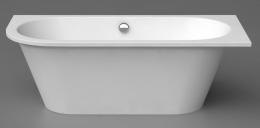 Akmens mases vonia Evento 1750x750mm,su 1 apvalintu kampu kairėje (Nr.3),balta(1001113K)