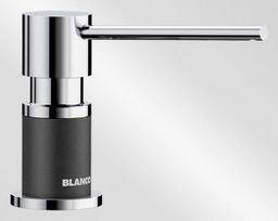 Muilo dozatorius plautuvei BLANCO LATO, juodas/chromuotas