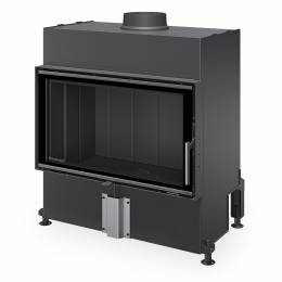 Plieninis židinio ugniakuras Romotop HEAT H4X 06, 80.50, juoda pakura IGN