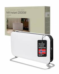 Konvekcinis šildytuvas Mill Instant Led 2000W, LED ekranas, baltas