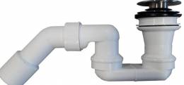 Sifonas voniai Villeroy&Boch Theano, 145x275x114mm, chromuotas dangtelis