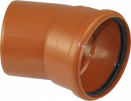 Lauko kanaliz. PVC alkūnė 160/30°
