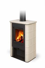 Plieninė krosnelė Romotop Siena N02,  keramikos apdaila (sp. 95508)