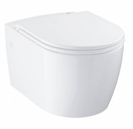 Pakabinamas WC Grohe BAU Ceramic, Rimless, komplekte su Soft close dangčiu