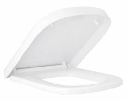 Unitazo sėdynė su dangčiu Euro Ceramic puodui, soft close, balta