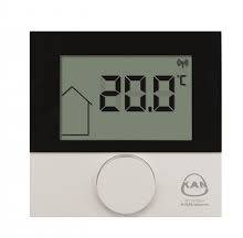 Kambario termostatas KAN-therm, SMART be grindų jutiklio su LCD ekranu