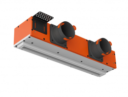 Prigl. difuzorius LINEO-500 2x75mm 1plyšysx500mmx20mm su sklende