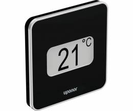 Uponor Smatrix Wave skaitm. termostatas + drėg. jutiklis Style T-169 juodas