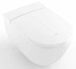WC pakabinamas Villeroy&Boch ViClean-I200 Bidet integrated su dangčiu, white alpin spalva
