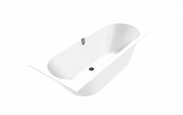 Akrilinė vonia Villeroy&Boch Oberon 2.0 1700x750, komplekte vonios kojos ir sifonas, be uždangos,  balta spalva
