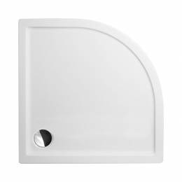 Dušo padėklas FLAT ROUND 800x800 mm, baltas