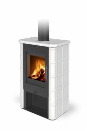 Plieninė krosnelė Romotop Siena N02,  keramikos apdaila (sp. 90901)