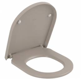 WC dangtis Villeroy&Boch Subway 2.0  374x438x42mm softclose Almond