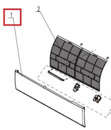 Priekinė panelė Gree U-Crown 2,5 kW ir 3,5 kW vidinės dalies 20022393