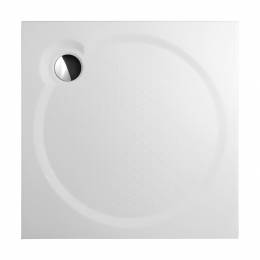 Dušo padėklas Macao-M  900x900x30 mm su reg. kojelėm (5 vnt) lietas marmuras, baltas