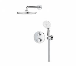 Potinkinė termostatinė dušo sistema Grohtherm Tempesta 250 dušo galva, be potinkinės d (35604000 užs.papildomai), chromo