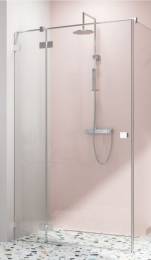 Essenza Pro KDJ durys 120 R dešinė 1200x2000 chrome/transparent (žr. reguliavimo ribas)