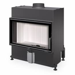 Plieninis židinio ugniakuras Romotop HEAT H4X 04, 80.50, šviesi pakura IGN