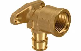 Uponor Q&E prietaisinė alkūnė PL 16-Rp1/2"FT (2 tvirt. taškai) (1145641)