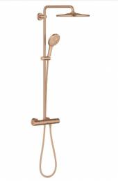 Termostatinė dušo sistema Rainshower SmartActive 310, 9,5l, bronze - brushed warm sunset spalva

