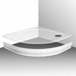 Priekinė panelė dušo padėklui 90 R550; h-10cm ( DREAM-M, Marmo Neo Round, Thaiti-M )